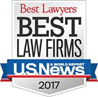 US News Best Law Firms 2017 badge