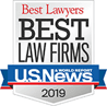 US News Best Law Firms 2019 badge
